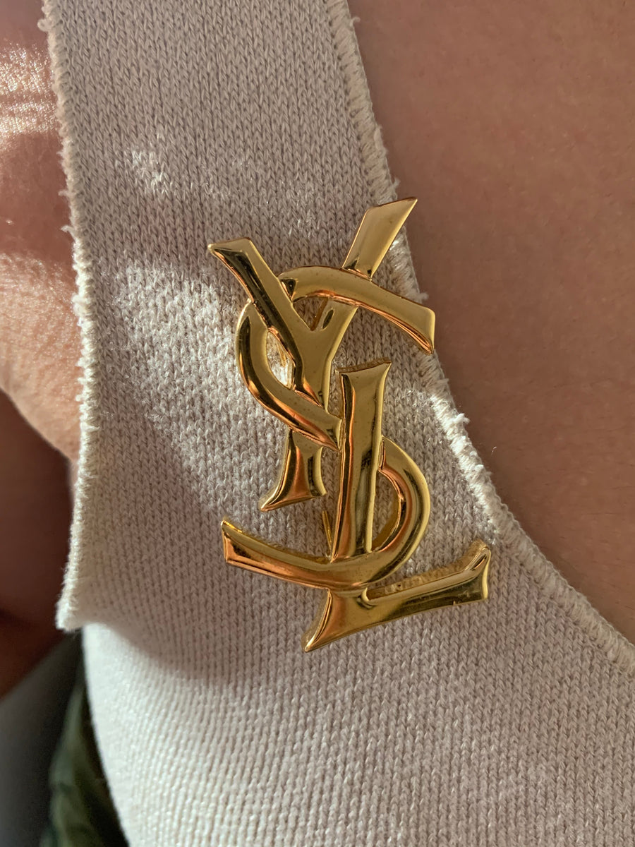 Vintage Yves Saint Laurent YSL Brooch – Viange Vintage
