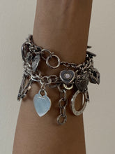 Load image into Gallery viewer, Vintage Heart Charm Bracelet