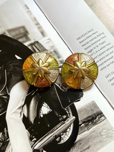 Vintage Lime Earrings