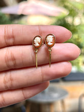 Load image into Gallery viewer, Mini Cameo Earrings