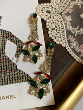Load image into Gallery viewer, Vintage Diamond Mixed Gem Earrings