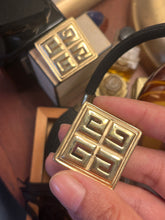 Load image into Gallery viewer, Vintage Givenchy Chunky Monogram Square Earrings