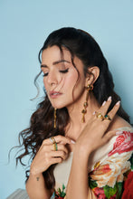 Load image into Gallery viewer, Emerald Heart Shaped Eternity Ring