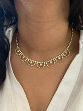 Load image into Gallery viewer, Vintage Diamond Scallop Necklace