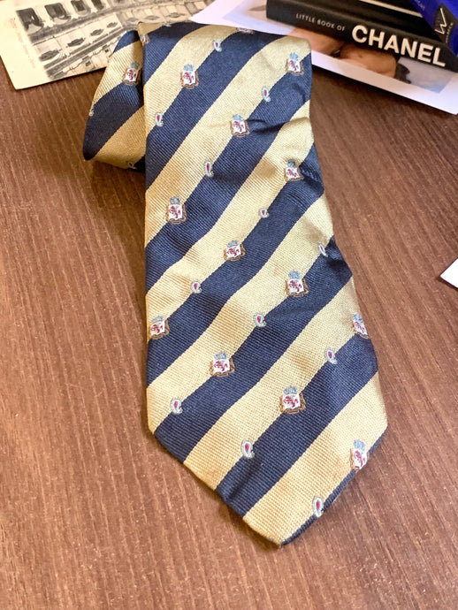 Vintage Gucci Blue Stripped Tie