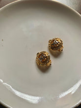 Load image into Gallery viewer, Vintage Nina Ricci Small NR Round Earrings