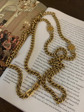 Load image into Gallery viewer, Vintage Givenchy G Curb Chain Long Necklace