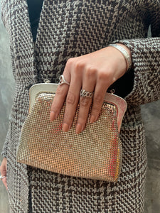 Vintage Belle Maille Silver Mesh Bag