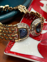 Load image into Gallery viewer, Vintage Blue Stone Link Bracelet