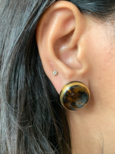 Load image into Gallery viewer, Vintage Animal Print Resin Round Earrings
