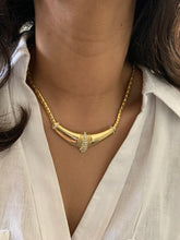 Load image into Gallery viewer, Vintage Anchor Bar Diamond Necklace