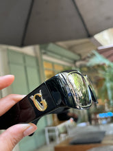 Load image into Gallery viewer, Vintage Gianni Versace Black Block Sunglasses