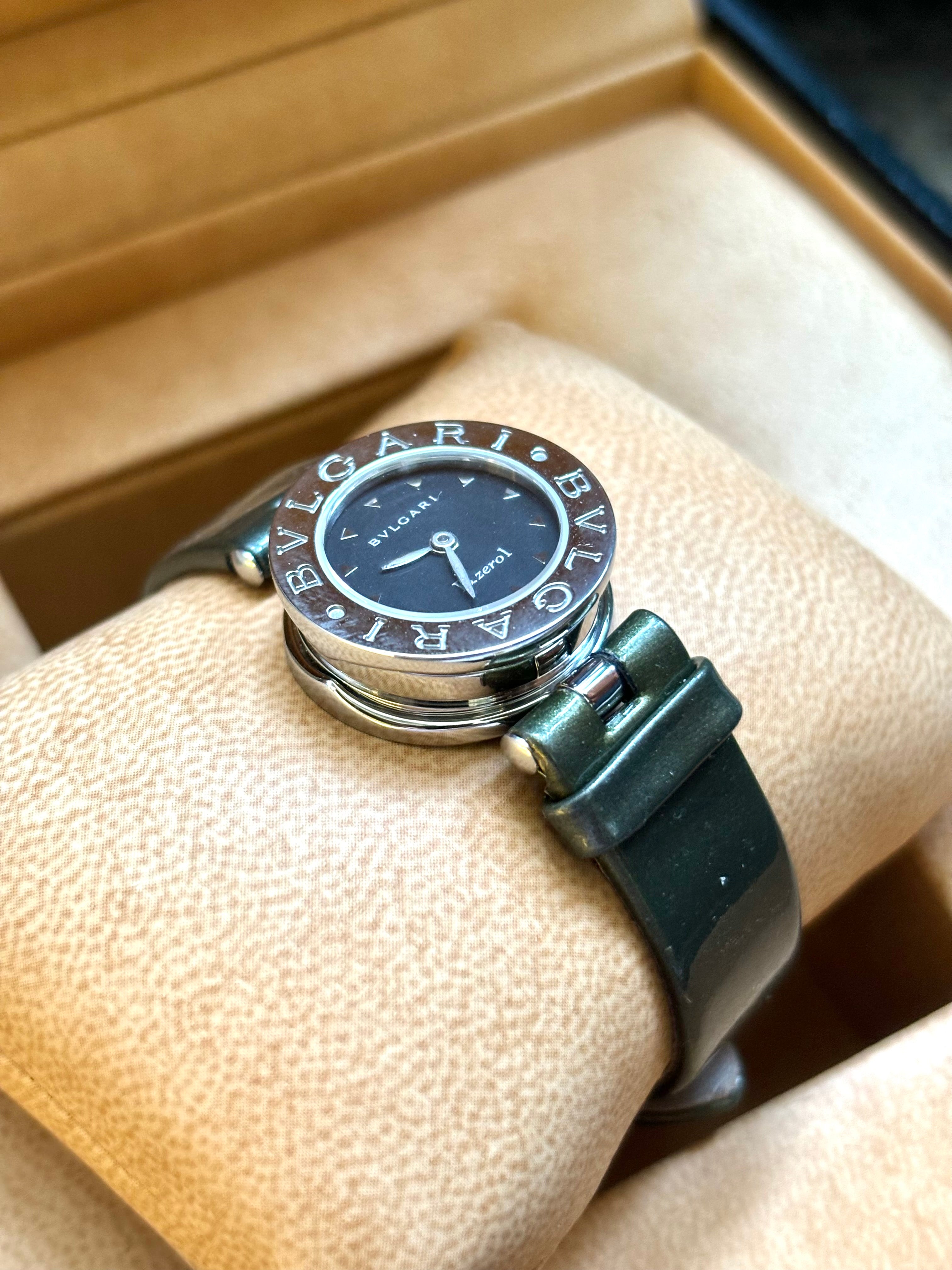 ジャンク 訳あり BVLGARI B.zero1 ブラック 腕時計 ケース Vintage Bvlgari B- Zero1 Watch – Viange Vintage