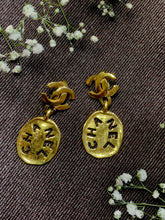 Load image into Gallery viewer, Vintage Chanel ‘Chanel and CC’ Earrings