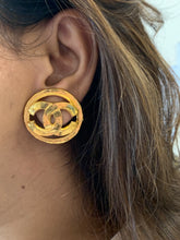 Load image into Gallery viewer, Vintage Chanel Chunky CC Earrings