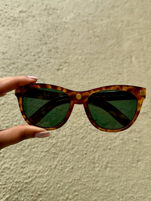Vintage Krizia Animal Print Brown Sunglasses