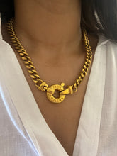 Load image into Gallery viewer, Vintage Agatha Chunky Link Necklace