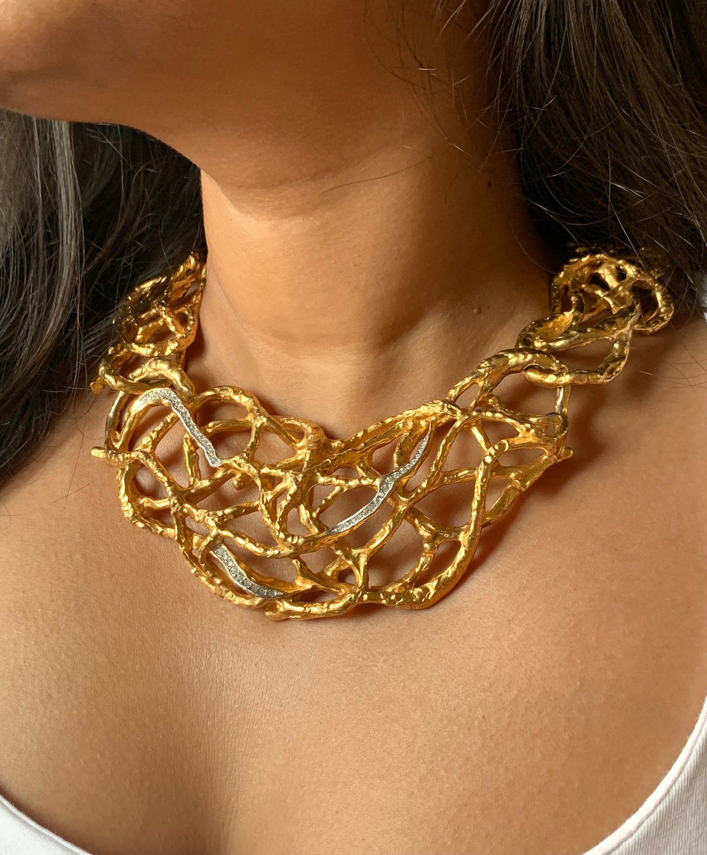 Vintage Elizabeth Taylor Vine Necklace