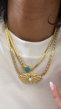Load image into Gallery viewer, Vintage Turquoise Medallion Choker Necklace