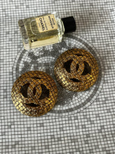 Load image into Gallery viewer, Vintage Chanel Cross Stud Earrings