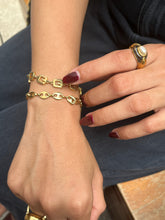 Load image into Gallery viewer, Vintage Givenchy Coffee Link Bracelet