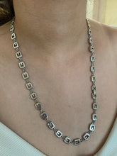 Load image into Gallery viewer, Vintage Givenchy G Silver Necklace