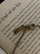 Load image into Gallery viewer, Vintage Salvatore Ferragamo Silver Studded Logo Necklace