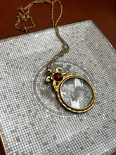 Load image into Gallery viewer, Vintage Magnifying Glass Necklace