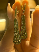 Load image into Gallery viewer, Emerald Danglers