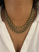 Load image into Gallery viewer, Vintage Monet French Rope Layered Necklace