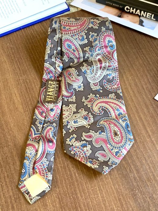 Vintage Yves Saint Laurent Printed Tie