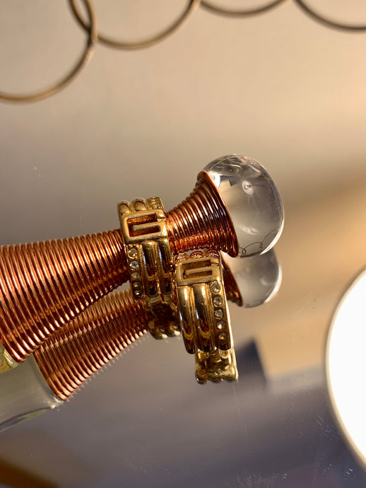 Vintage Givenchy G Mini Hoops