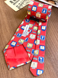 Vintage Red Snoopy Tie