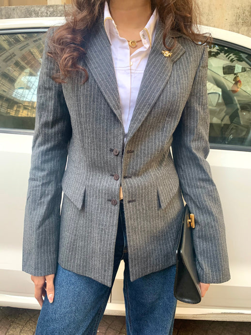 Vintage Karl Lagerfeld Striped Blazer