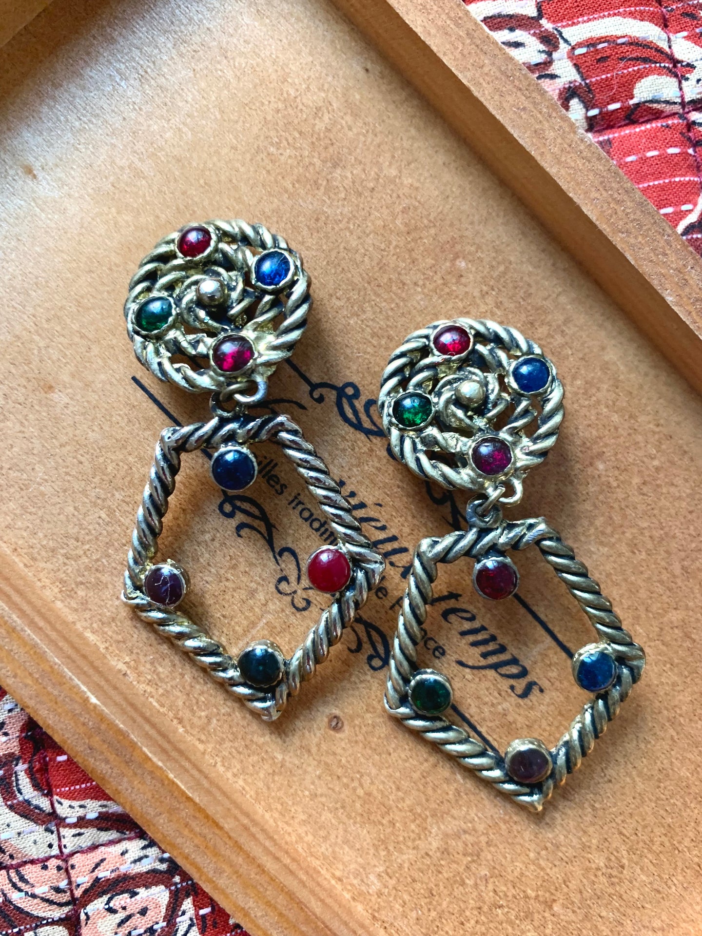 Vintage Rope Dangler Earrings