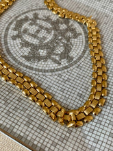 Load image into Gallery viewer, Vintage Trifari Gold Linked Necklace