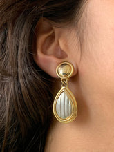 Load image into Gallery viewer, Vintage Mixed Metal Drop Earrings