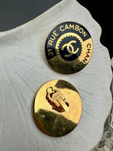 Load image into Gallery viewer, Vintage Chanel Chunky Paris 31 Rue Cambon Earrings