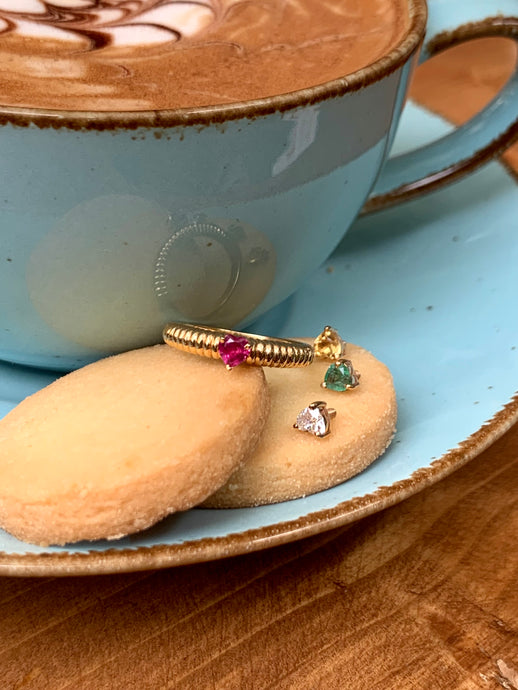 Interchangeable Heart Ring