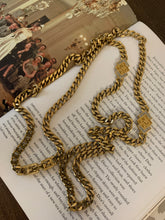 Load image into Gallery viewer, Vintage Givenchy G Curb Chain Long Necklace