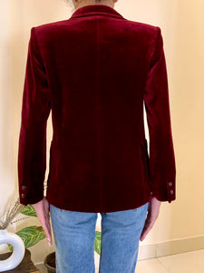 Vintage Maroon Jyo Jyo Blazer