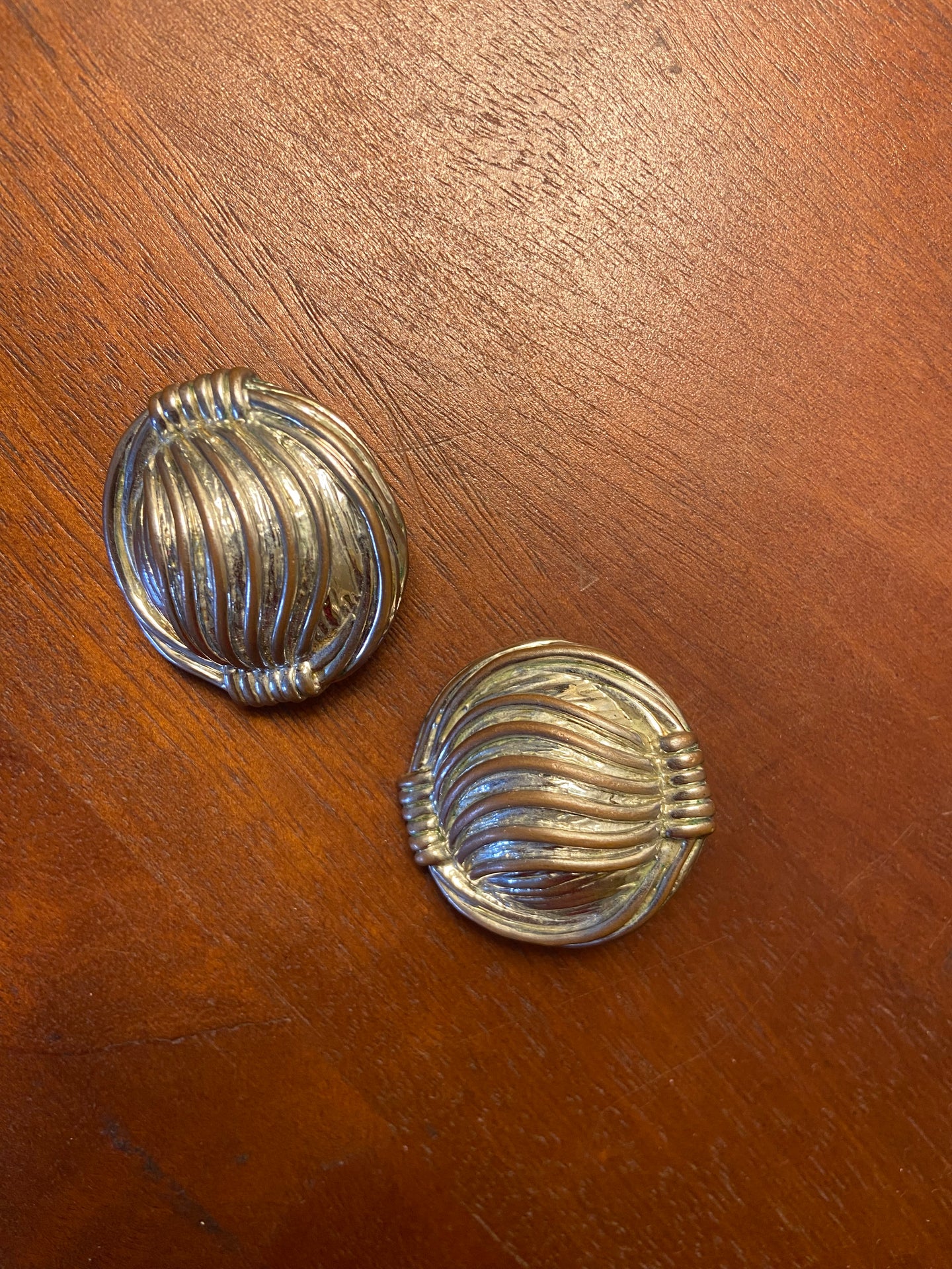 Vintage Rope Dome Earrings