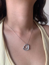 Load image into Gallery viewer, Vintage Tiffany &amp; Co. Sterling Double Heart Necklace
