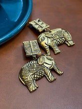 Load image into Gallery viewer, Vintage Kenzo Elephant Earrings