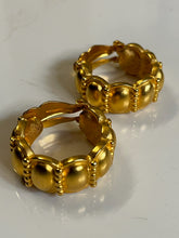 Load image into Gallery viewer, Vintage Karl Lagerfeld Hoop Earrings
