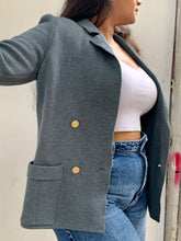Load image into Gallery viewer, Vintage Lui Chantant Grey Jacket