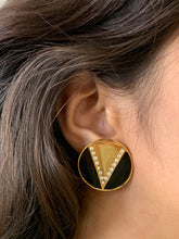 Load image into Gallery viewer, Vintage V Diamond Earrings
