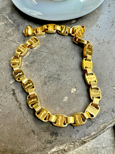 Vintage Salvatore Ferragamo Chunky Link Necklace