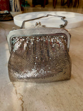 Load image into Gallery viewer, Vintage Belle Maille Silver Mesh Bag