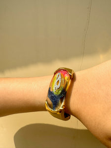 Vintage Christian Lacroix Rainbow Cuff